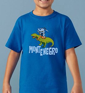Kids T-Shirt Dino and the Shark